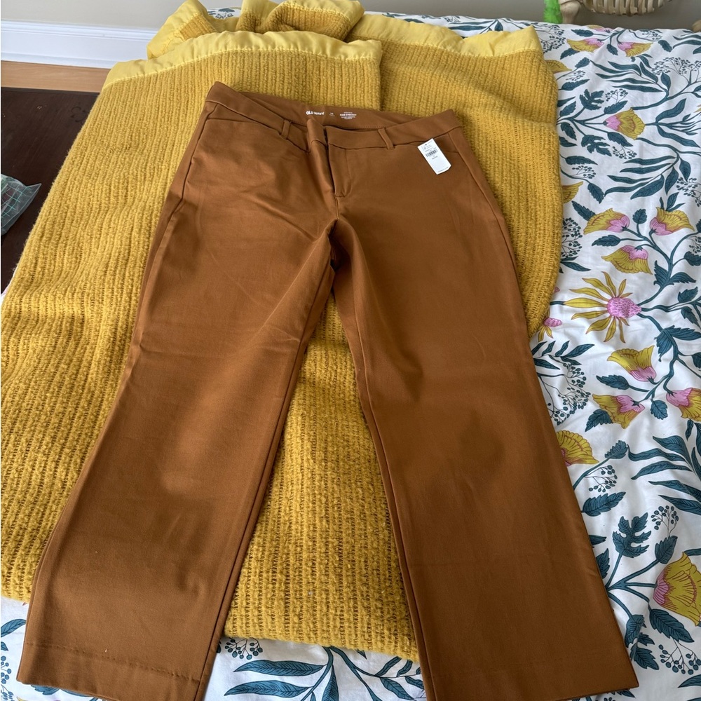 High-Waisted Pixie Straight Ankle Pants - 14 Petite